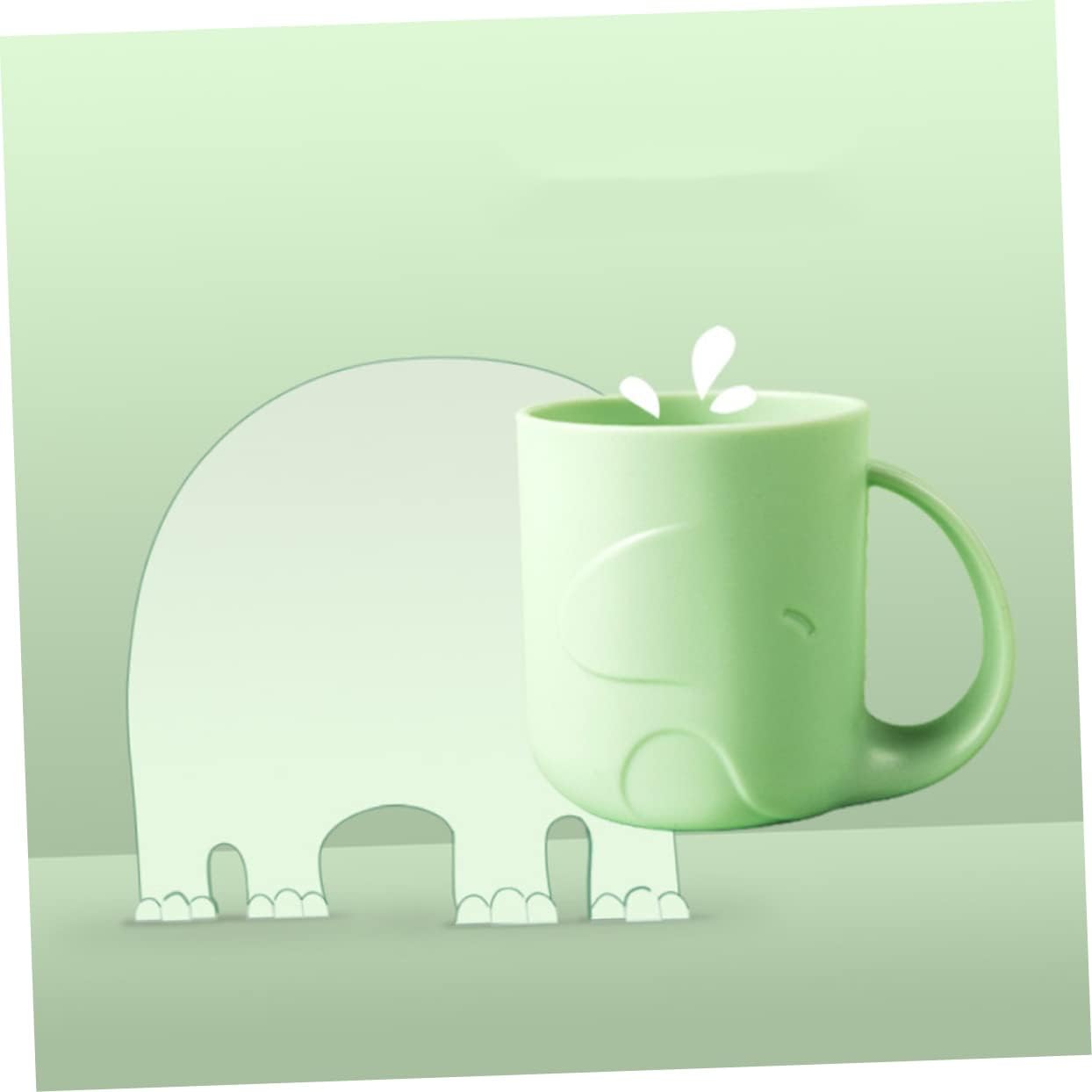IWOWHERO Cartoon Tooth Mug Handle Safe for Kids