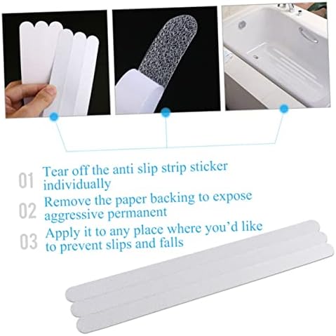 VOSAREA 42pcs Non-Slip Stickers for Bath Shower Kitchen Pool