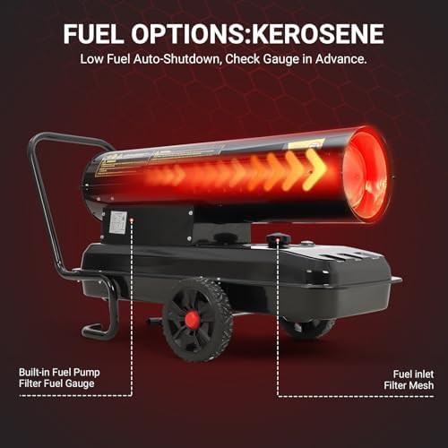Takywep 125000 Btu Kerosene Heater with Thermostat