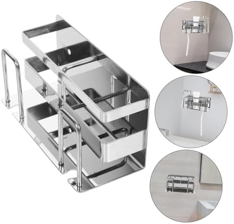 HEALLILY Wall-Mount Toothbrush Holder No Drill