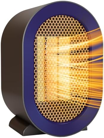 Huihong Matte Purple Electric Space Heater with Thermostat