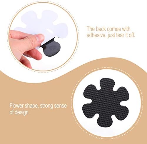 Alipis 20Pcs Flower Shape Non-Slip Bath Stickers