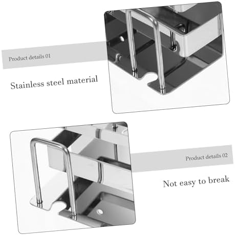 Stainless Steel Wall Mounted Toothbrush Holder