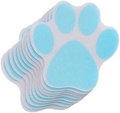 TINEASUR Anti-Fall Stickers 10pcs Non-Slip Paw Print Decals