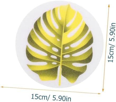 PAMINGONO Leaf Shape Bathtub Stickers Anti-Slip Safety Decor