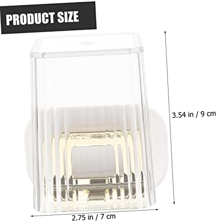 KONTONTY Wall-Mounted Toothbrush Holder Set with Ventilation