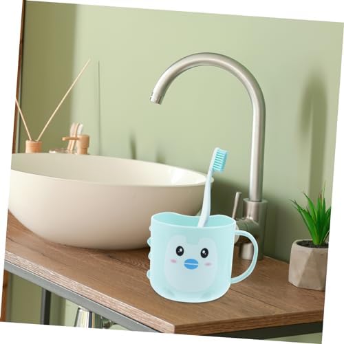 Ciieeo Toddler Frosted Toothbrush Cup for Bathroom