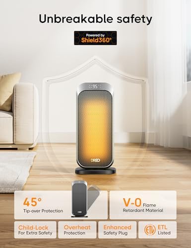 Dreo 1500W Electric Space Heater with Remote and Thermostat 1
