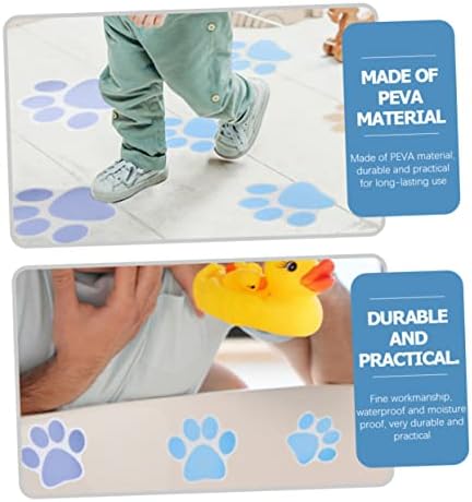 IMIKEYA 10pcs Dog Paw Print Non-Slip Stickers for Bathrooms
