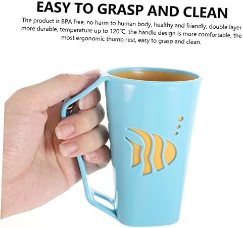 Cabilock 2 Pcs Brush and Wash Cup for Bathroom and Kitchen