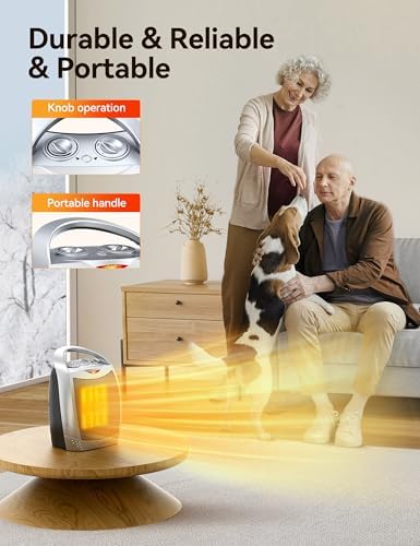 GiveBest 1500W Ceramic Space Heater with Thermostat