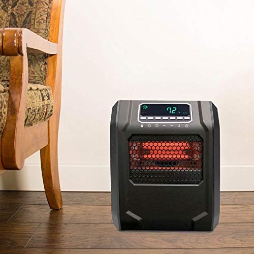 LifeSmart Infrared Quartz Space Heater 1500W Black
