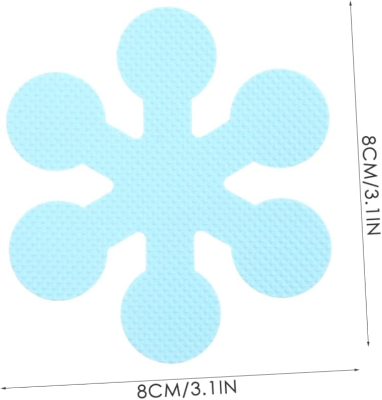 Mobestech Snowflake Non-Slip Bathtub Stickers