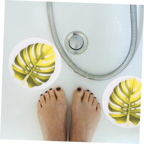 ABOOFAN Leaf Shape Non-Slip Bath Decals