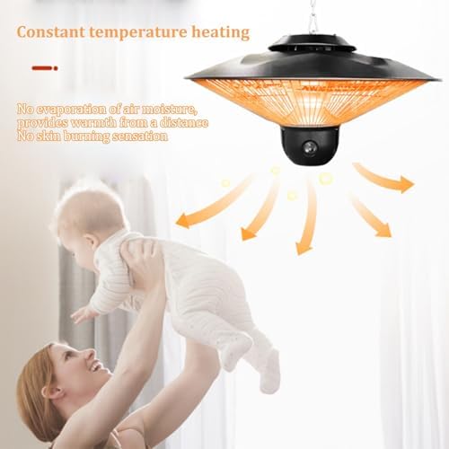 Jidanmian Electric Outdoor Heater with Remote Control