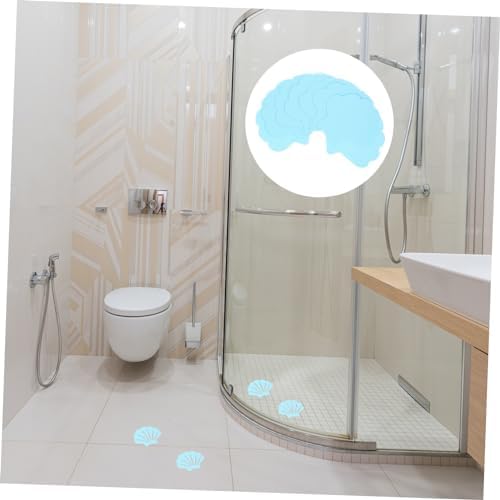 30Pcs Shell Shaped Non Slip Bathroom Stickers for Bathtub Stairs