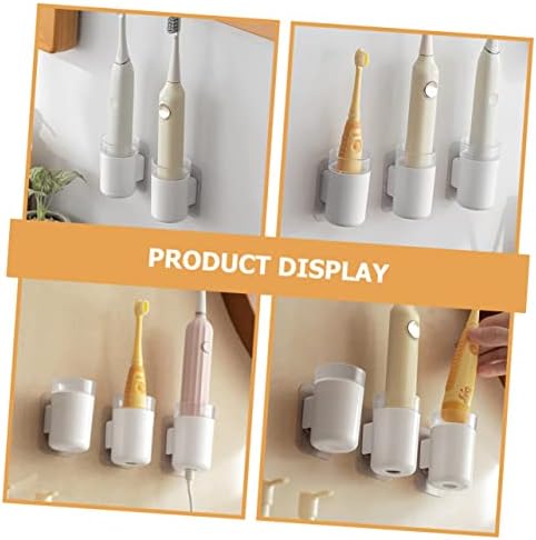 HOOTNEE 2pcs Wall Mounted Electric Toothbrush Holder