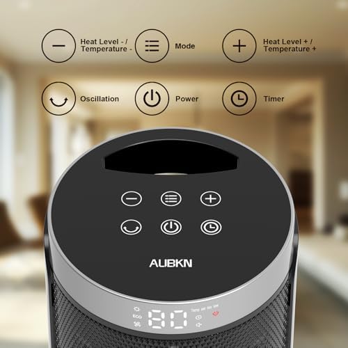 WINHL Space Heater with Thermostat and Remote Control