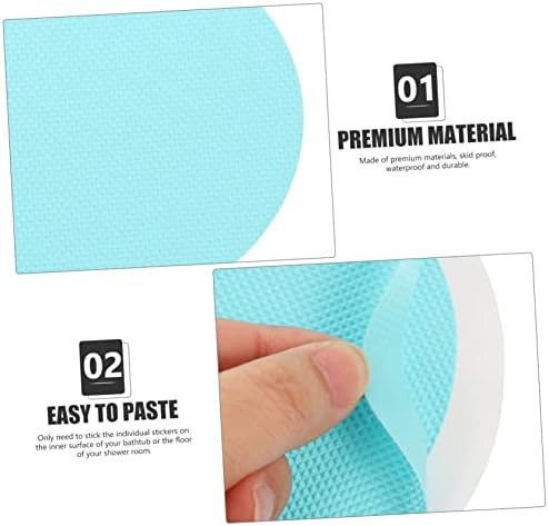 Happyyami 40Pcs Non-Slip Bathtub Stickers for Safety and Style