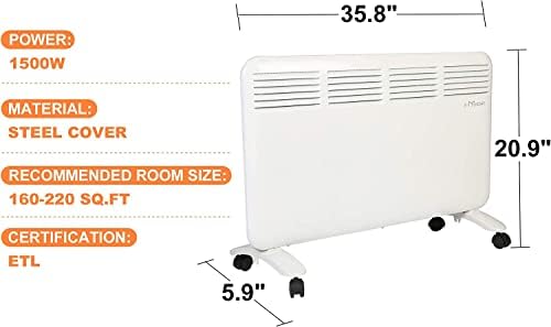 Vilobos 1500W Quiet Convection Space Heater