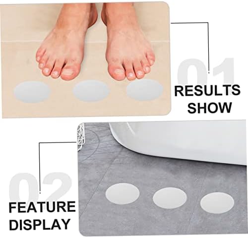 JECOMPRIS 1set Round Slip Stickers for Bathroom Safety