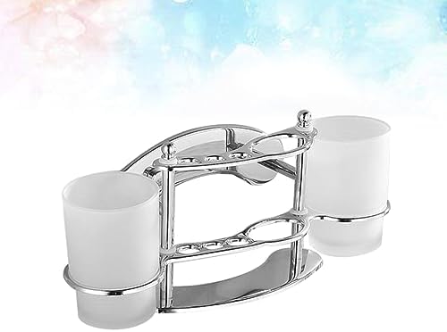 HOOTNEE Wall-Mounted Toothbrush Holder with Gargle Cup 1
