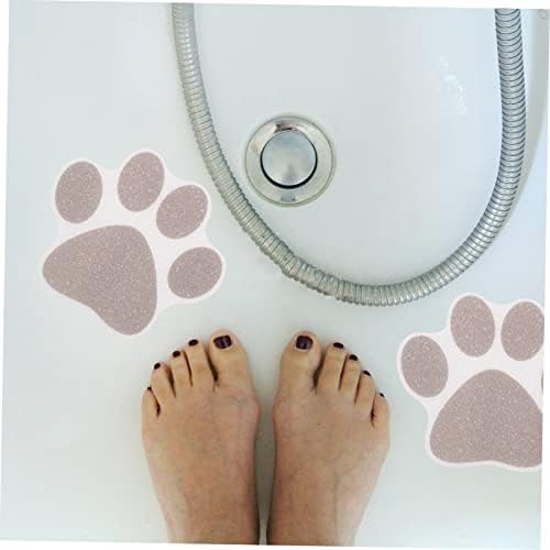 Garneck Non-Slip Bathtub Stickers 10pcs Grey Set