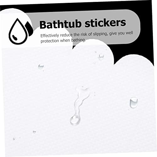 6Pcs Slip Proof Shower Stickers with Scrapers