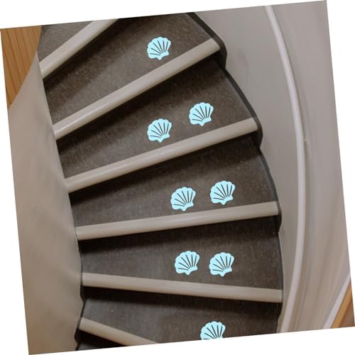 TINEASUR 30pcs Shell Shaped Non-Slip Bath Decals