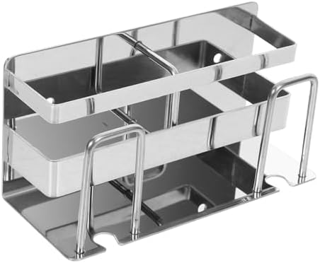 LIFKOME Wall-Mounted Toothbrush Holder with Cup Stand