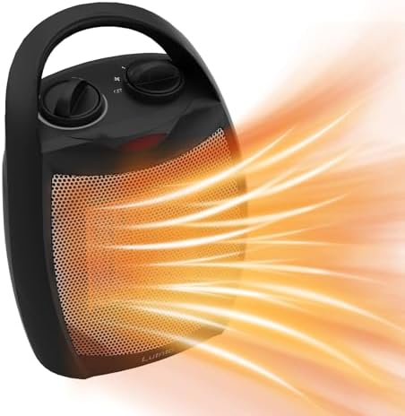 Lutntc 1500W Portable Space Heater - Quiet Safe