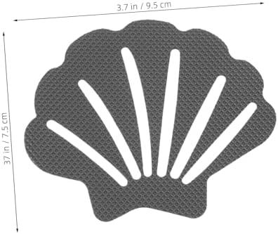 OUNONA 30pcs Shell Slip Stickers for Bath Tub and Shower Stairs