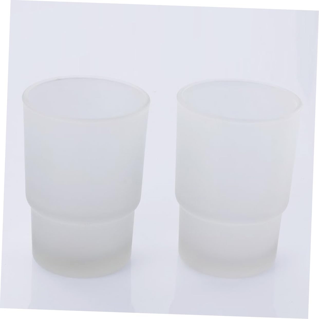 LIFKOME Wall Mount Stainless Steel Gargle Cup Toothbrush Holder