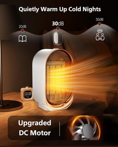 QQT Portable Space Heater with 2-Speed and Triple Protection