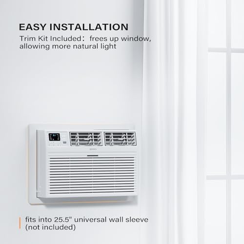 ROVSUN Smart 8000 BTU Wall AC with Heat and Voice Control