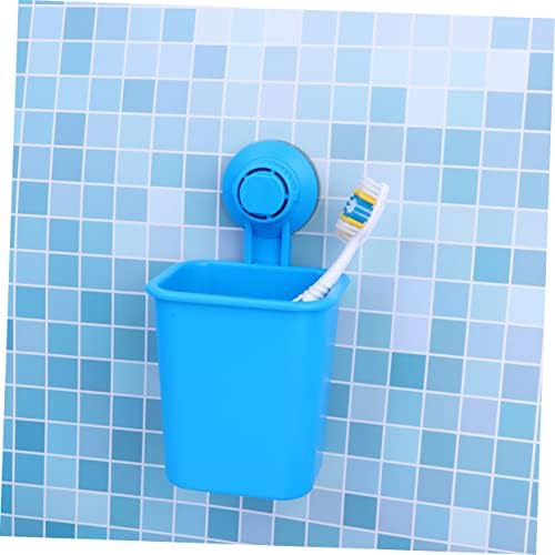 ULTECHNOVO 1Pc Suction Toothbrush Holder Wall Mounted Organizer