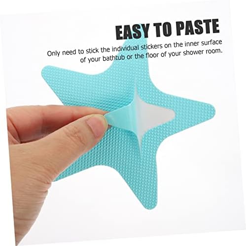 TINEASUR 20pcs Non-Slip Pentagram Bath Decals