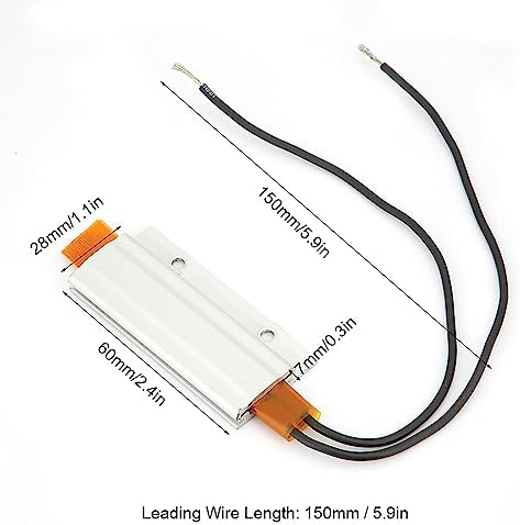 60x28x7mm Air Heater with Aluminum Housing 1