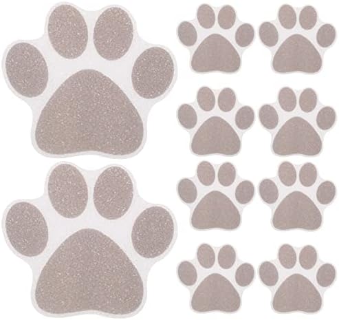 Luxshiny Non-Slip Bathtub Stickers for Dog 10pcs