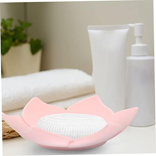 ABOOFAN Silicone Soap Dish 2pcs Self-Draining Holder