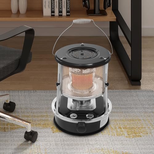 CNCEST 2 in 1 Kerosene Heater Stove 9000 BTU Portable Adjustable Black