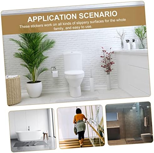 Happyyami 12Pcs Non-Slip Bathtub Stickers for Safety