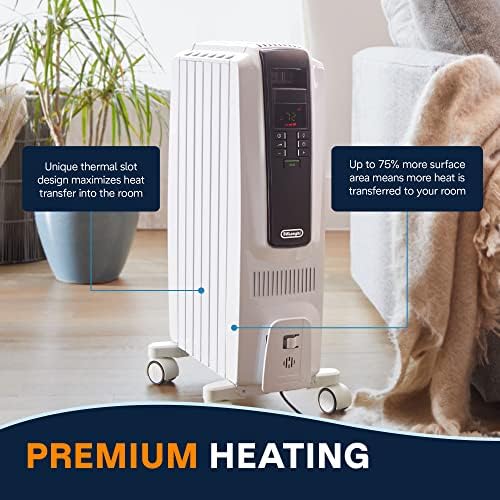 DeLonghi TRD40615E Digital Oil Filled Radiator Heater