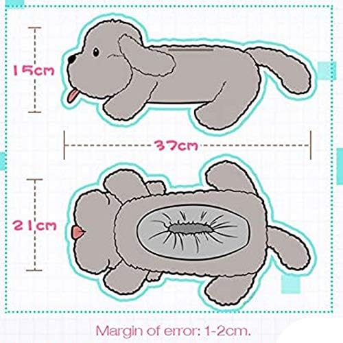 Plush Dog Toy Tissue Holder Cartoon Napkin Box