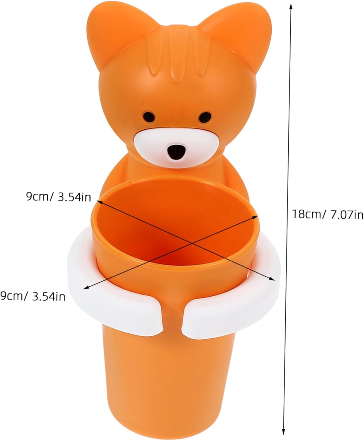 Ciieeo 2sets Cartoon Toothbrush Holder Organizer for Bathroom