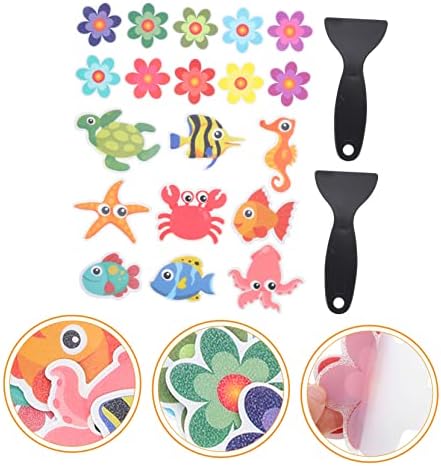 LIFKOME Non-Slip Bathtub Stickers with Animal Designs