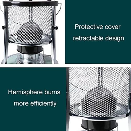 Adjustable Height Kerosene Stove with 4Wicks 8900 BTU