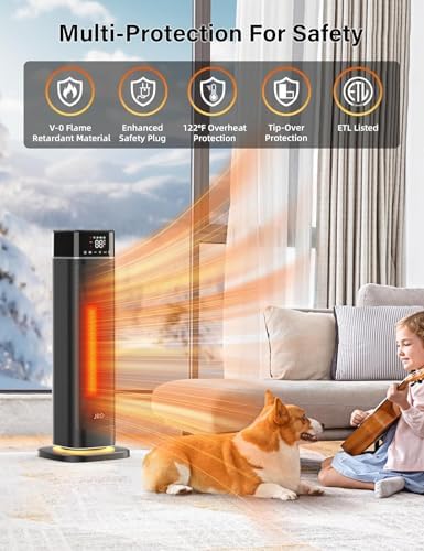 JRD 24 Fast Heating Electric Heater with Remote and Night Light
