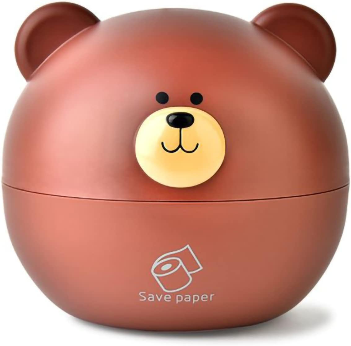 Cute Bear Shaped Tissue Box Holder with Large Capacity