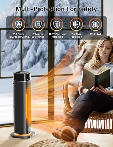 JRD 24 Electric Heater with Remote and 4 Modes